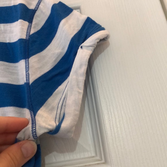 Abercrombie and fitch Blue and white striped T-shirt - Picture 3 of 4